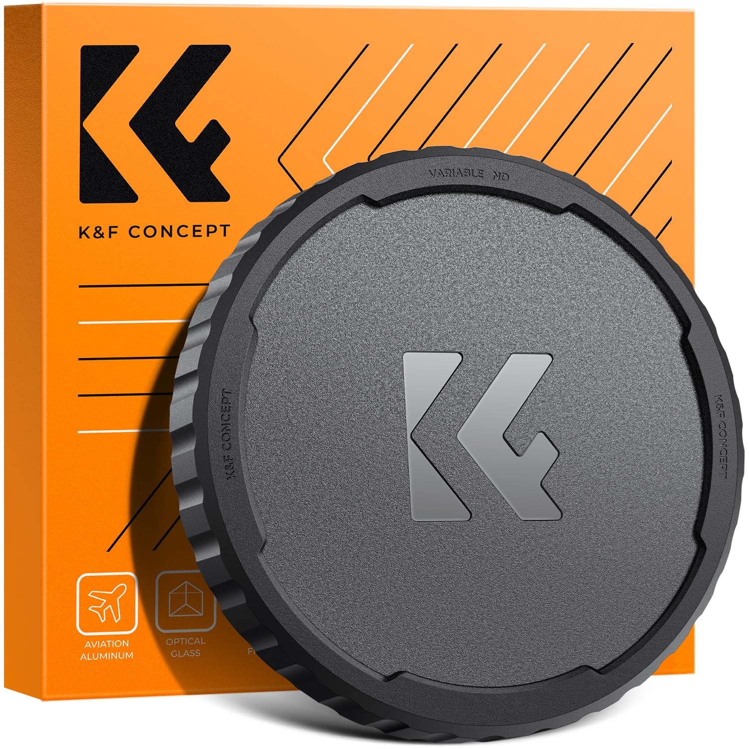 Variable ND Filter Cap 77mm TPU Material Filter Cover Only KF Concept