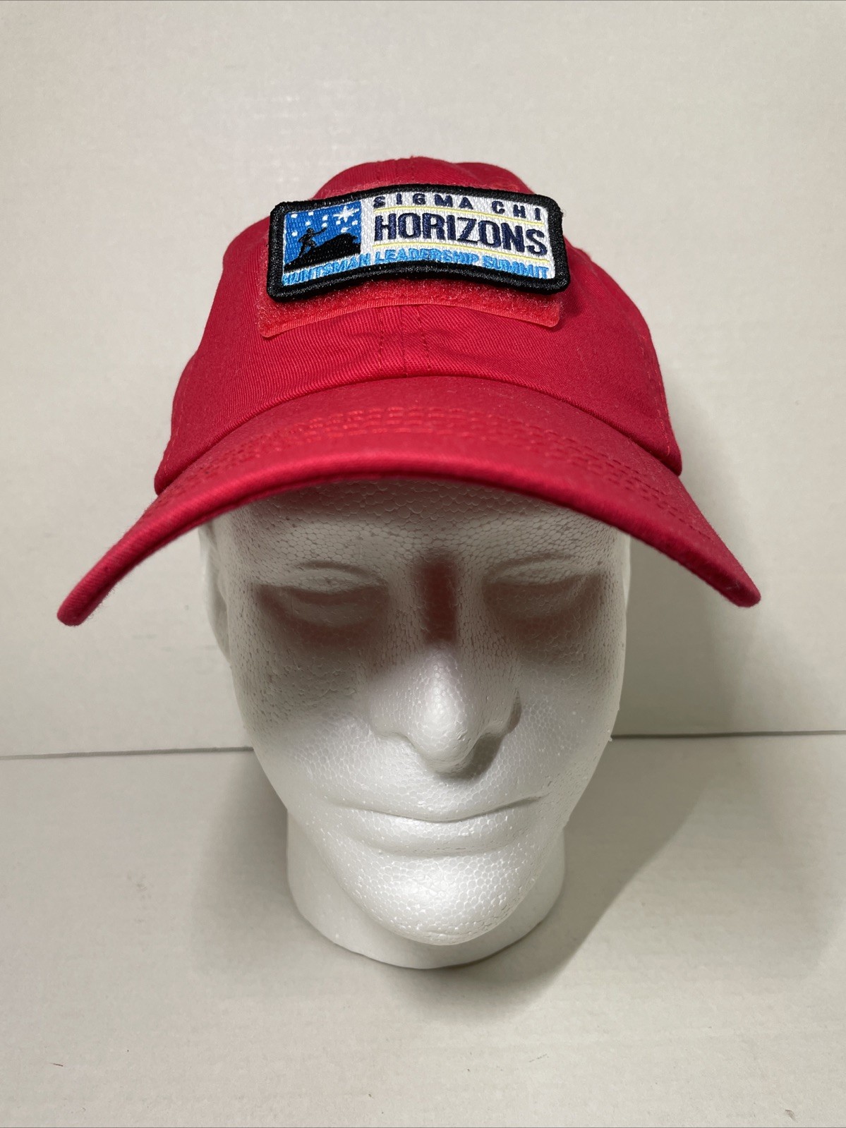Condor Tactical Hat Red With Huntsman Leadership Summit Patch