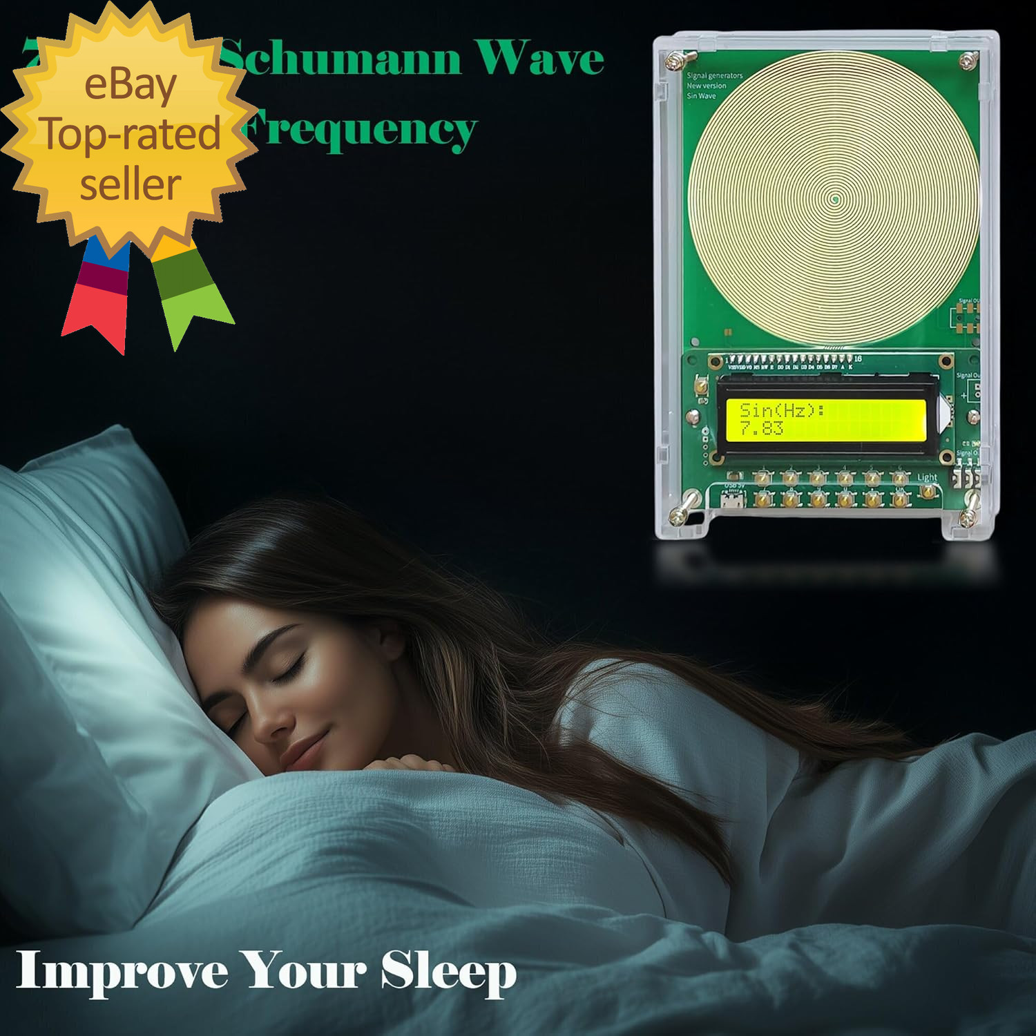 Adjustable Frequency Generator for Healing Schumann Resonance Generator