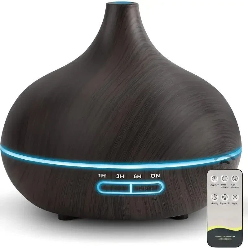 Aroma Diffuser Humidifier With 6x33oz Essential Oils Colorful LED And Remote