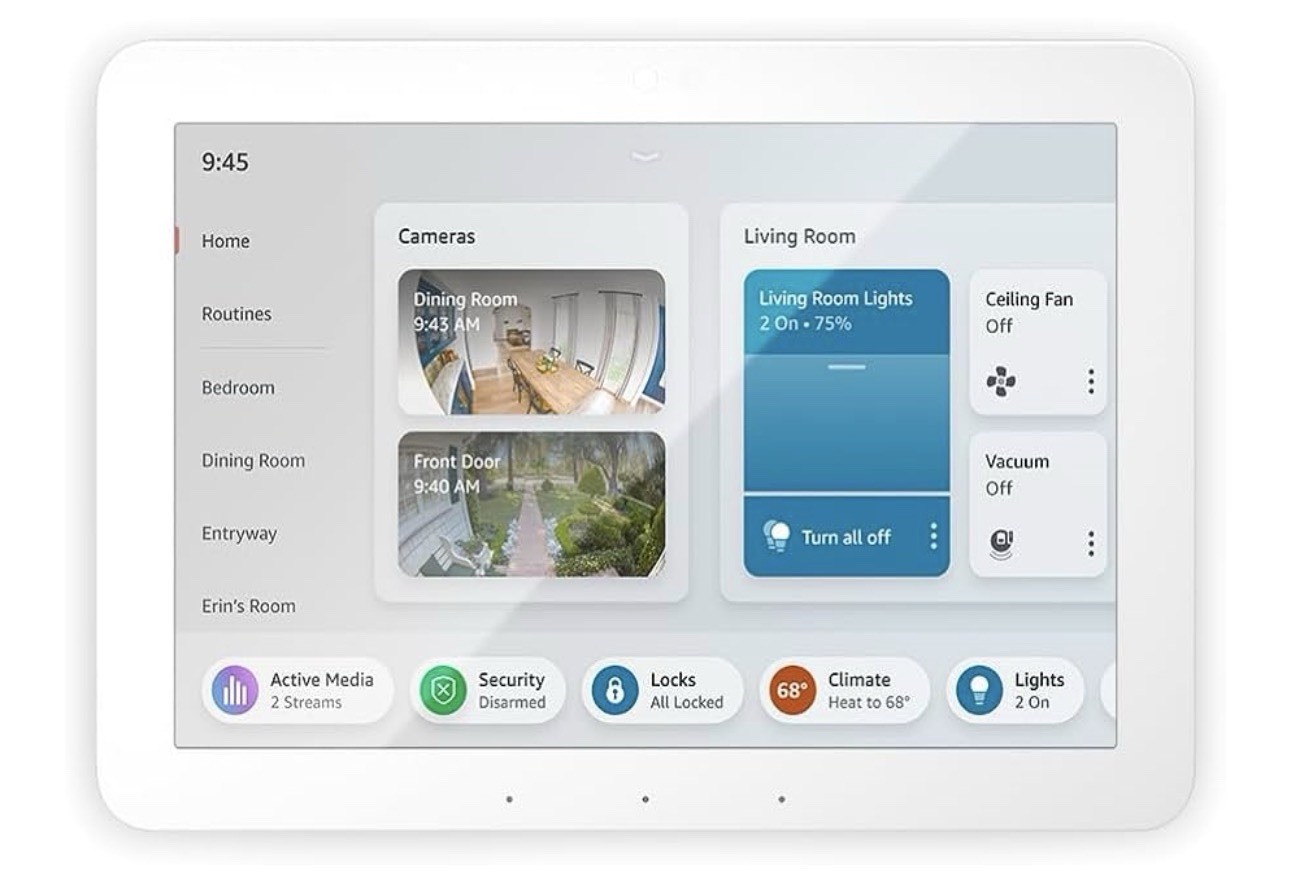 Amazon Echo Hub Smart Home Control Panel with Alexa Voice Control