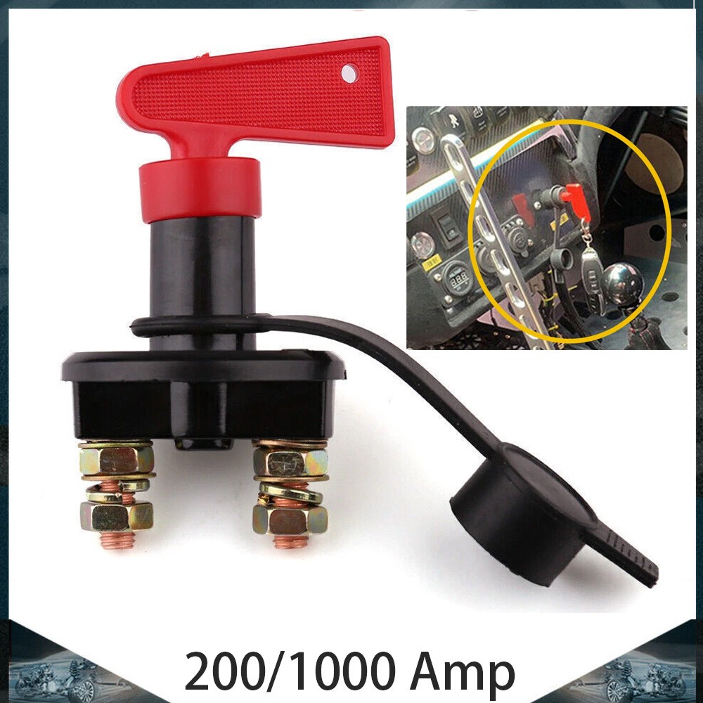 Battery Disconnect Switch Cut/Shut Off Fit Ship Boat RV Boat ATV 200/1000 Amp