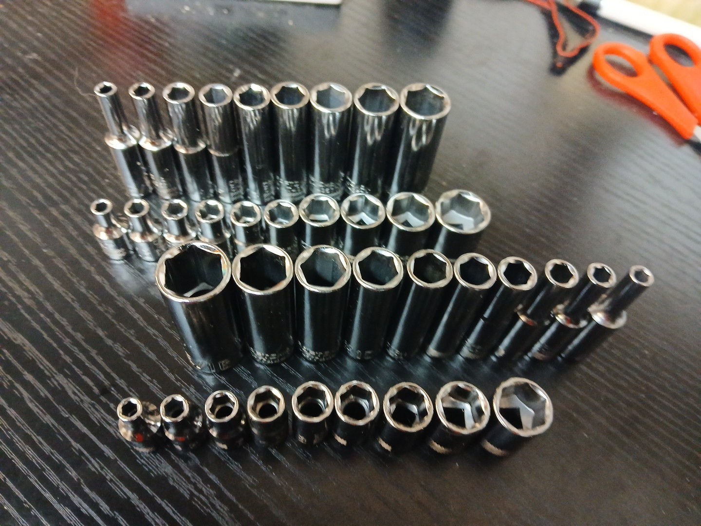 CRAFTSMAN 38 pc 1/4" Dr 6pt Socket STD/DEEP SAE/MM set