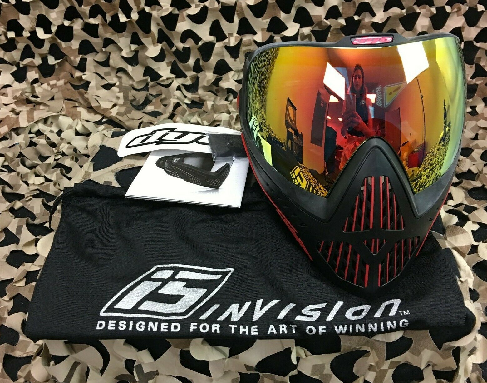 NEW Dye i5 2.0 Paintball Mask - Fire