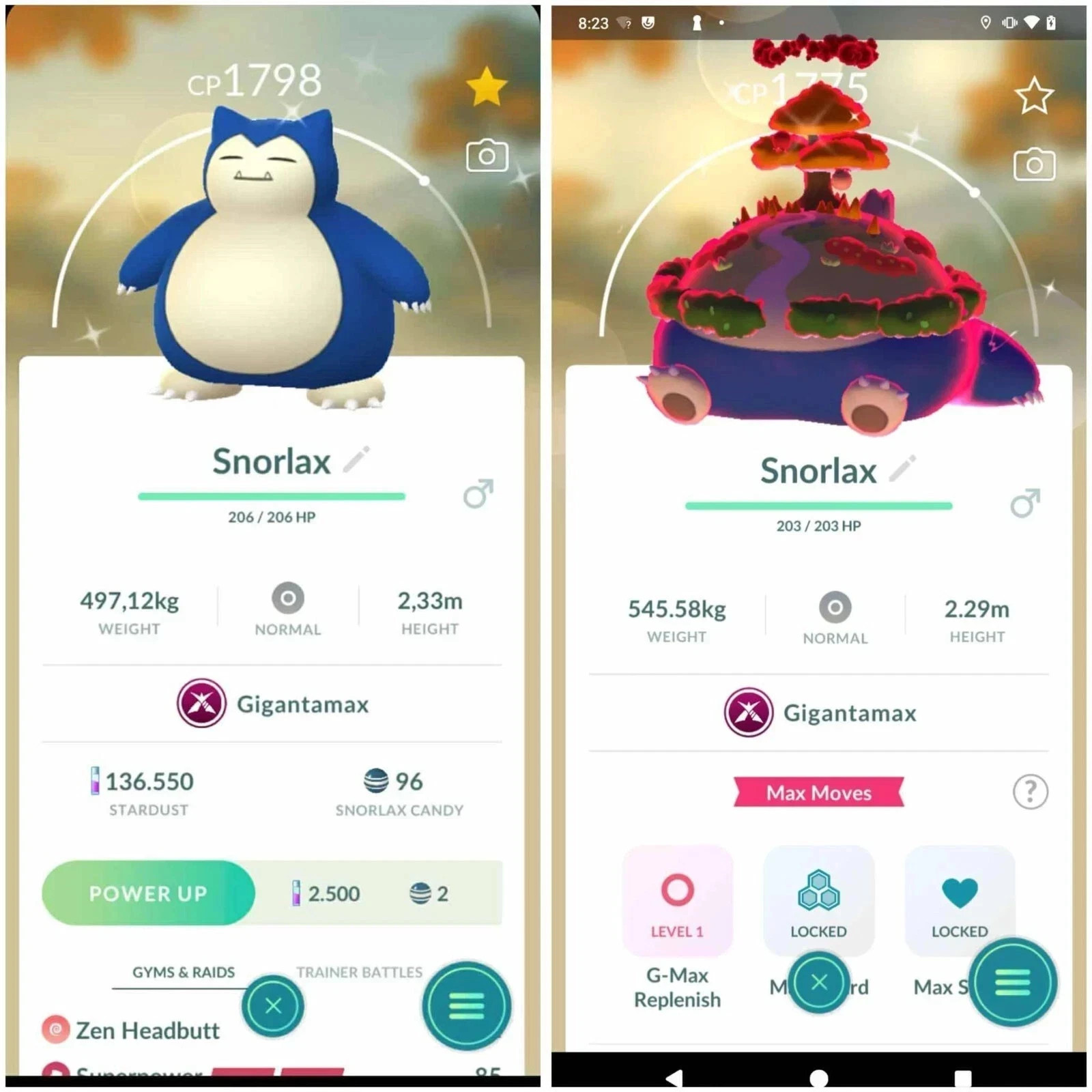 Pokémon G0 - Shiny Snorlax Gigantamax ✨ --- P T C