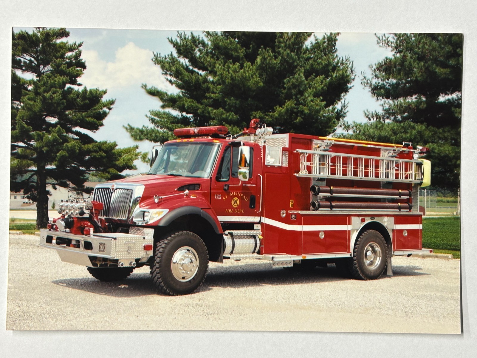 St Meinrad IN 2004 International Emergency One Superior Fire Apparatus Print A62