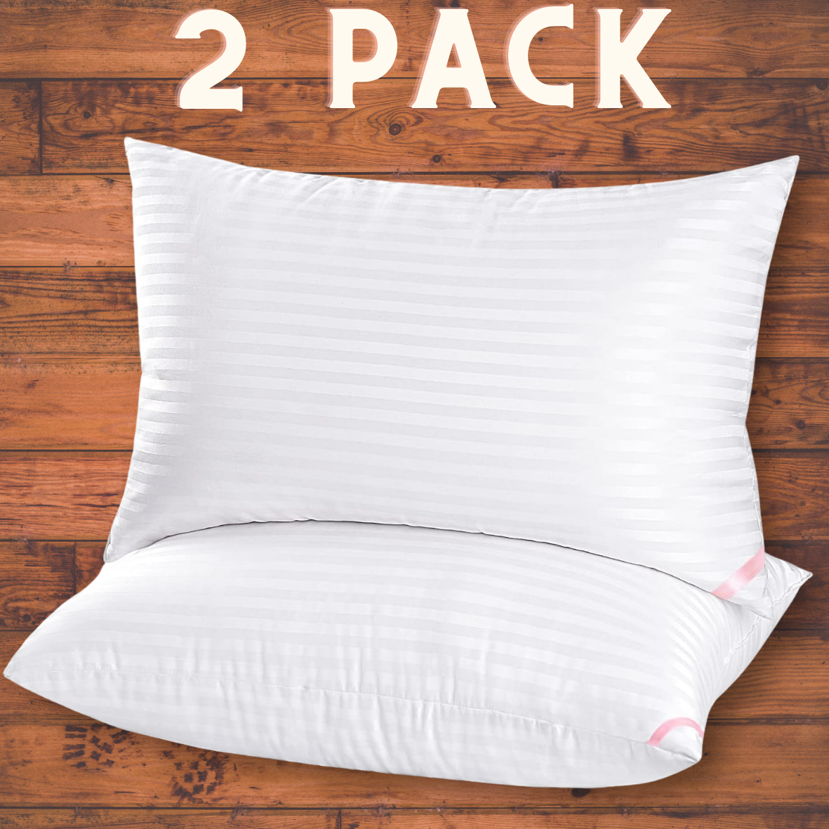 Hotel Collection Pillows 2-Pack Queen Size NEW