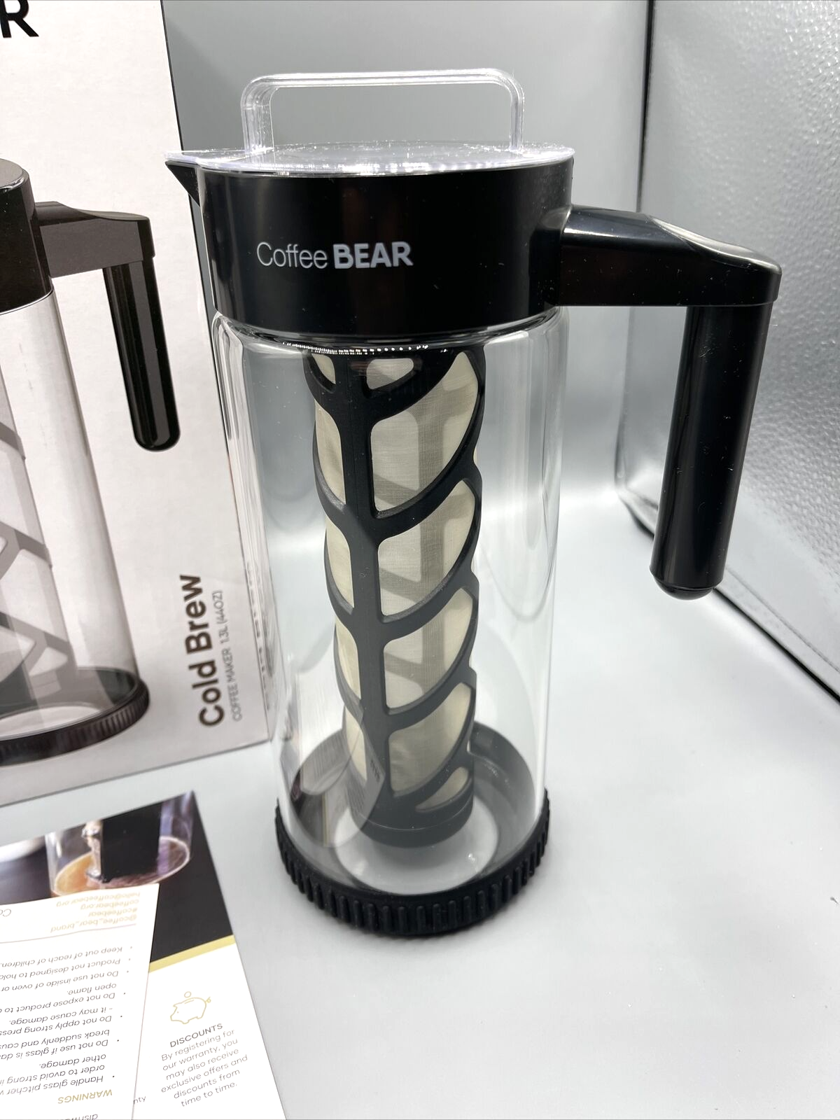 Coffee Bear Cold Brew Coffee Maker / Tea Brewer 1.3L 44oz.