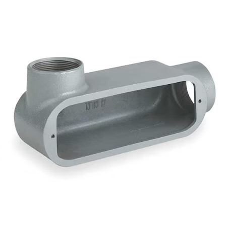 Hubbell Killark Oll-3M Conduit Outlet Body, Iron, Trd Sz 1In