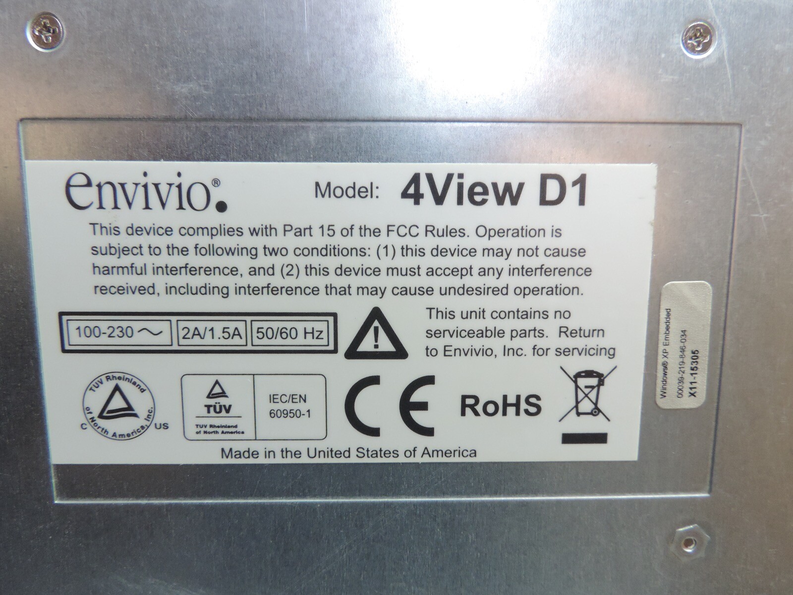 Envivio 4View D1 Broadcast Series MPEG-4 AVC Video Decoder SD & Mobile Content
