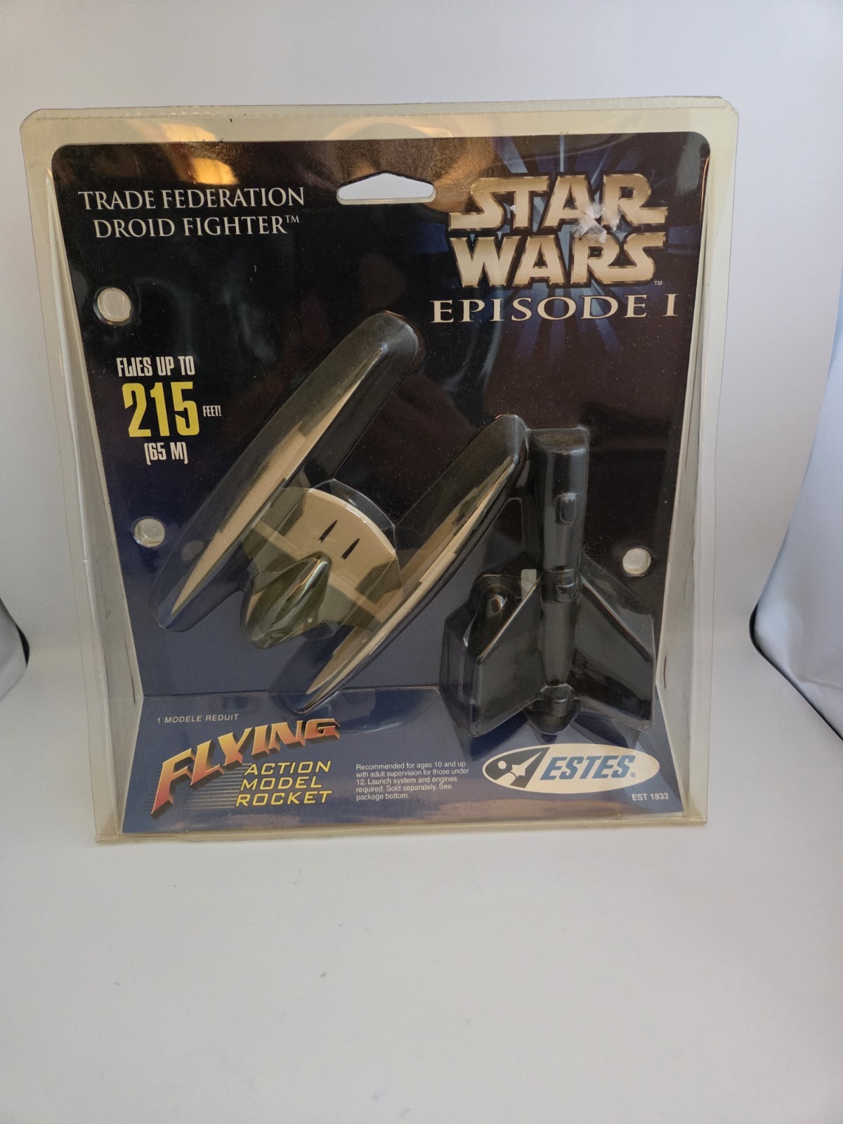 Estes Star Wars Trade Federation Droid Fighter Flying Model Rocket Kit NEW