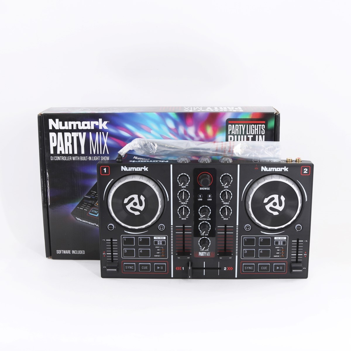 Numark Party Mix DJ Controller w/ Built-In Light Show - Open Box (FPP011268)