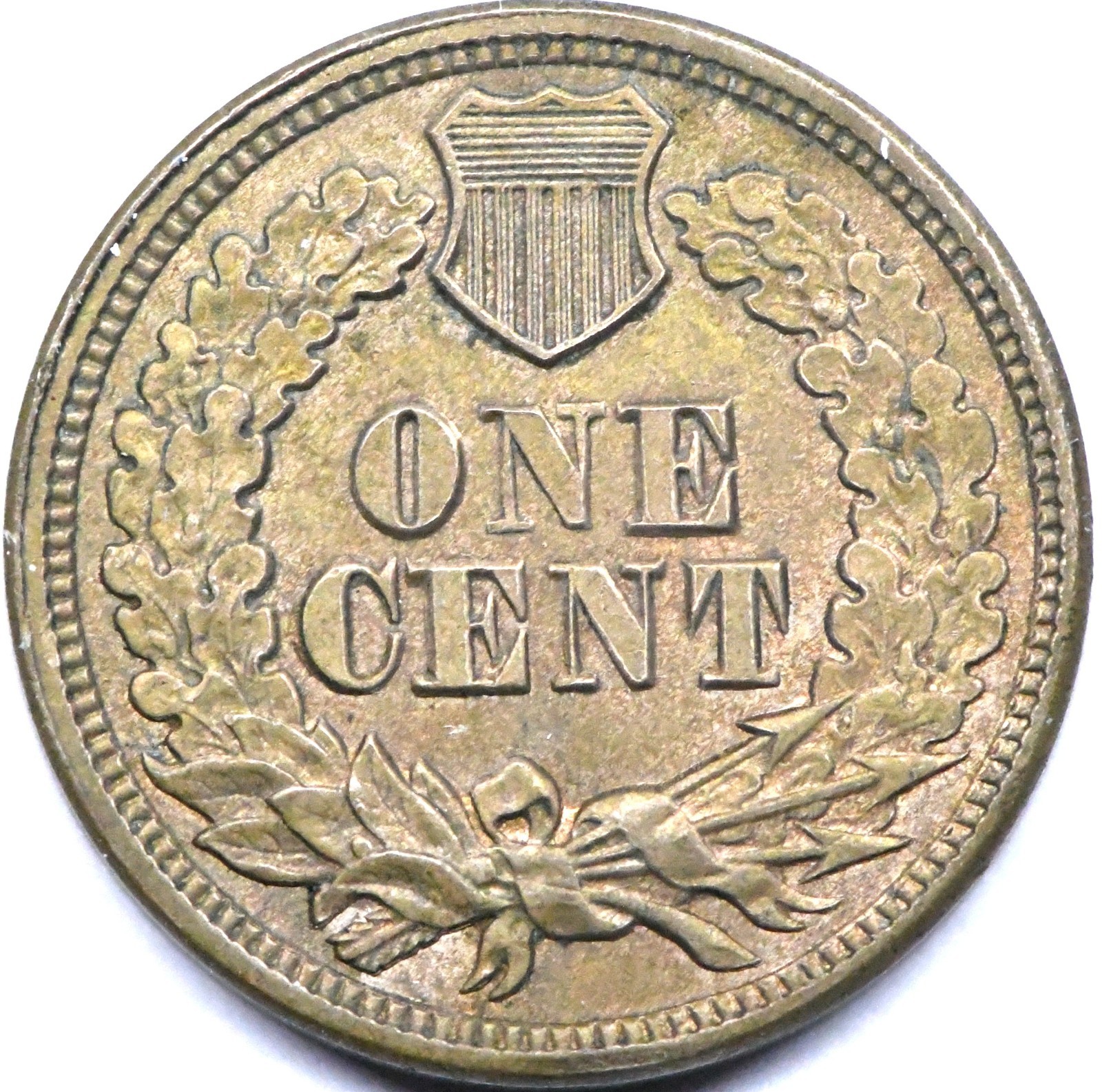 1863 indian head penny in a high grade
