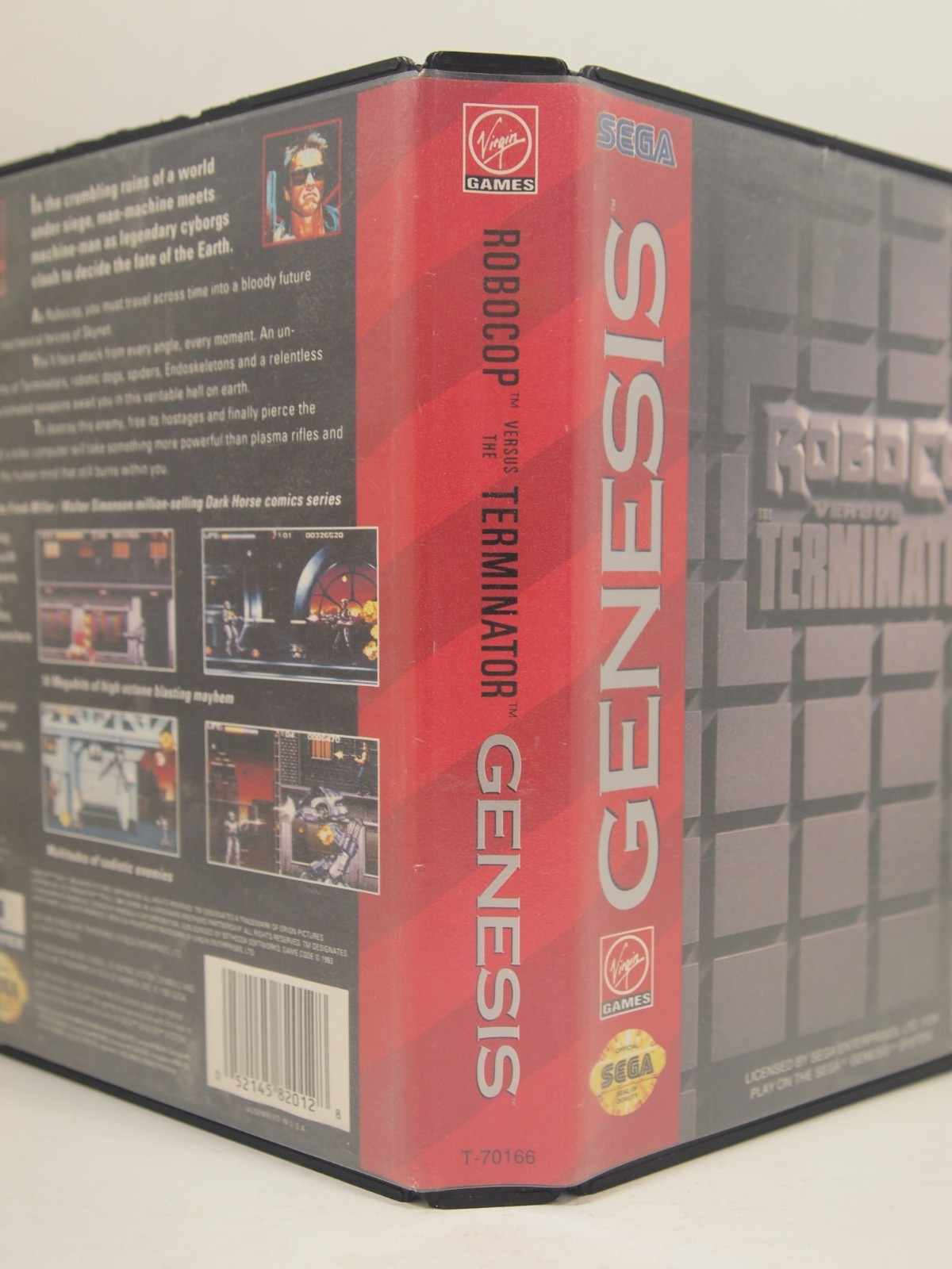Robocop Vs The Terminator Case (SEGA Genesis) Authentic BOX ONLY