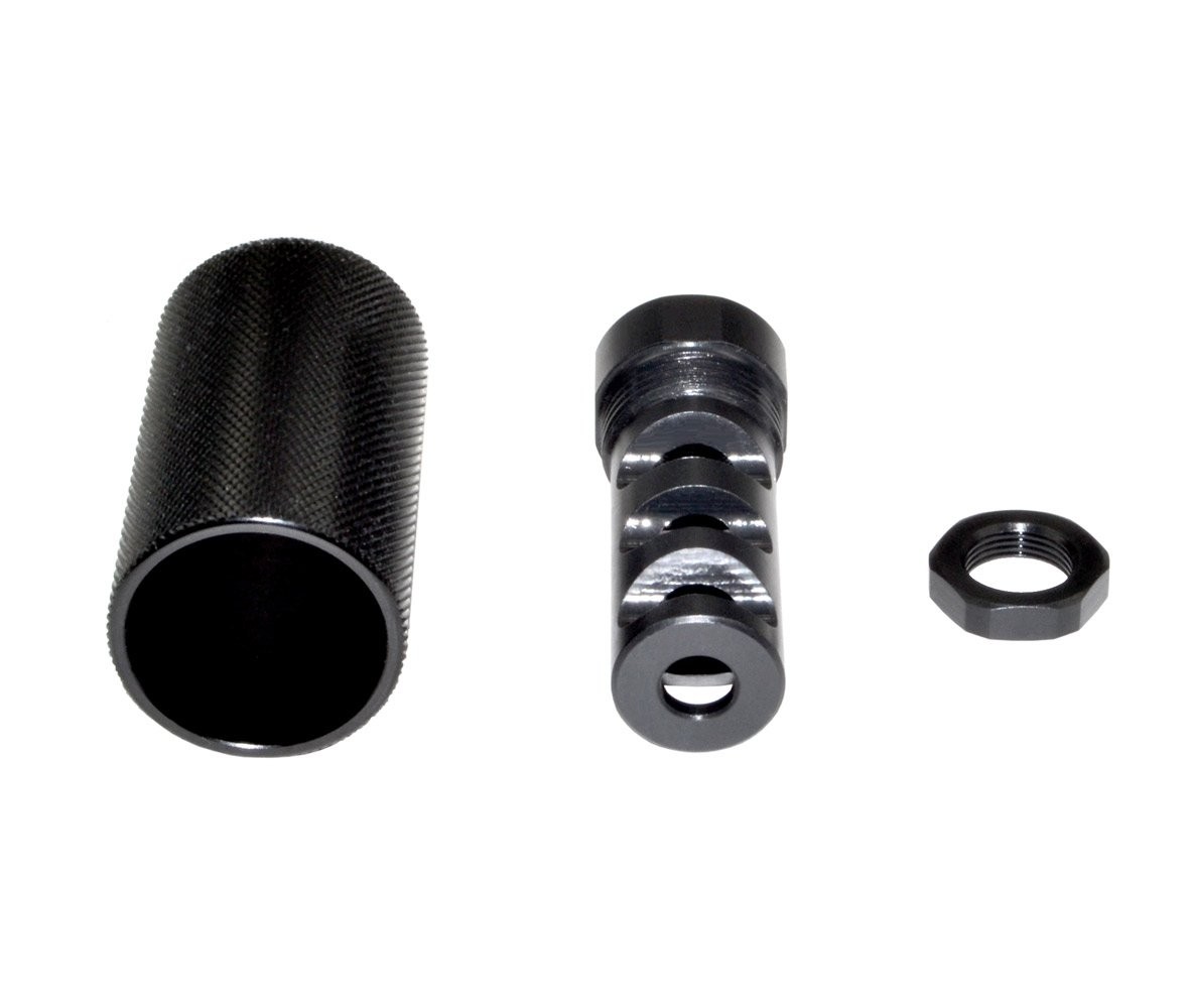 Presma CNC Sound Louder Muzzle Brake fits .308/7.62 5/8"x24 with Washer & Nut