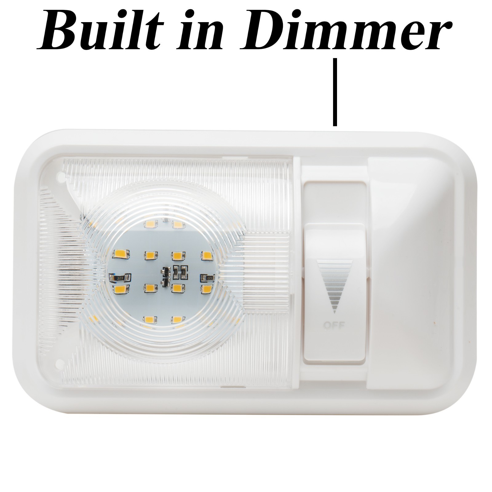 RV Lights Interior 280LM, Camper Lights, Dimmable 12v Volt Led Fixture, Ceiling