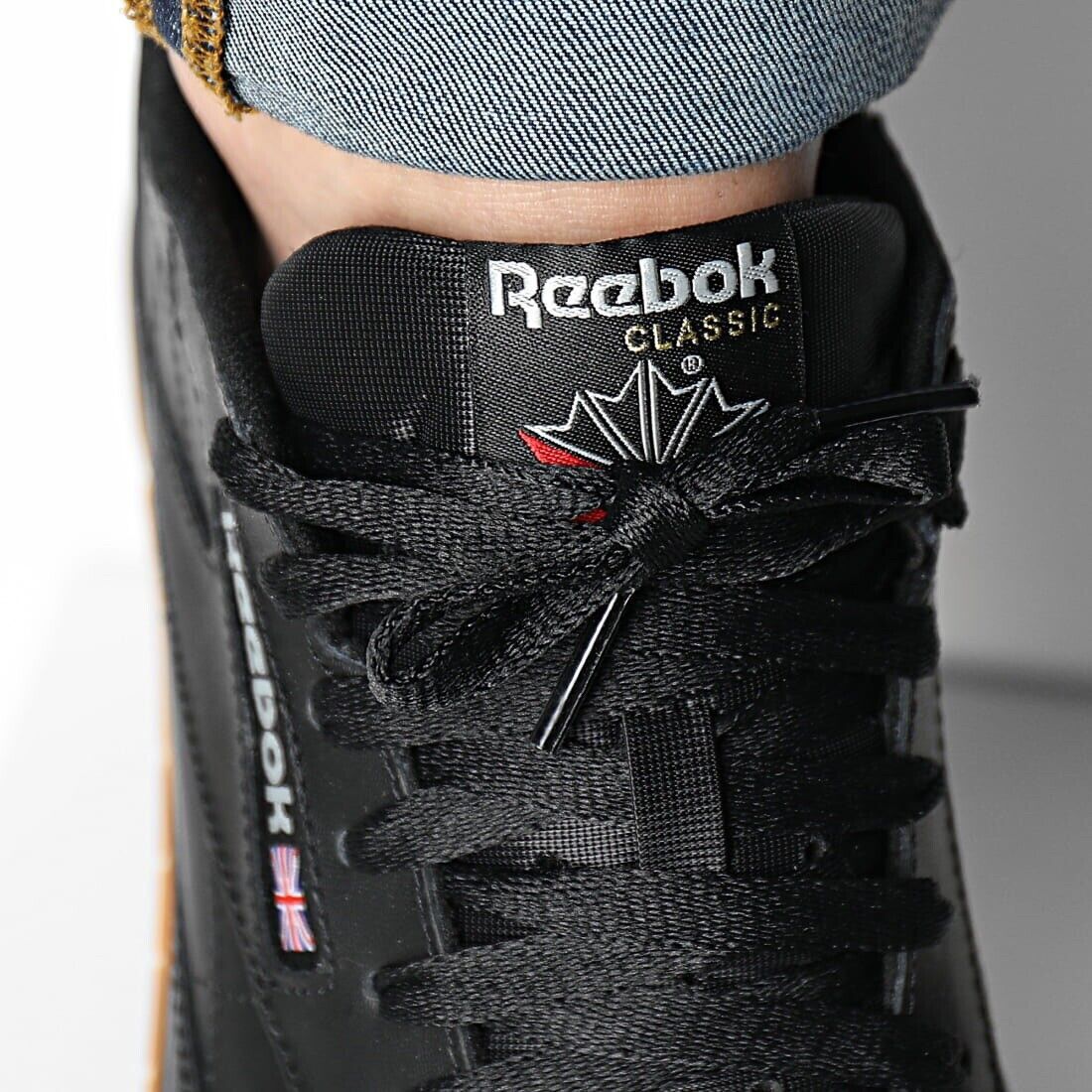Reebok Classic Leather Black Gum GY0954 Shoes Sneakers Sizes 8 - 13