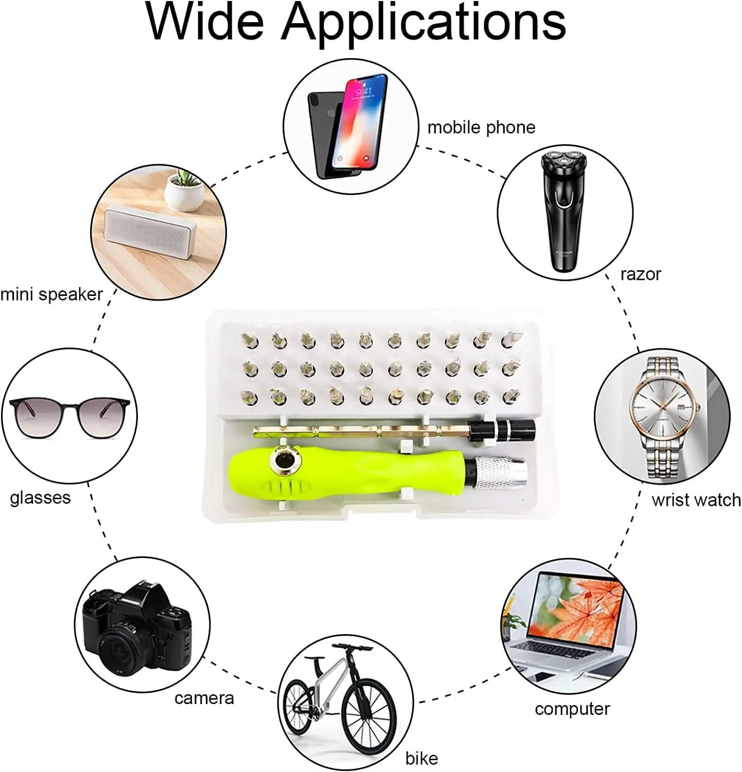 32in1 Precision Screwdriver Set PC Phone Electronics Repair Tool Magnetic Bit