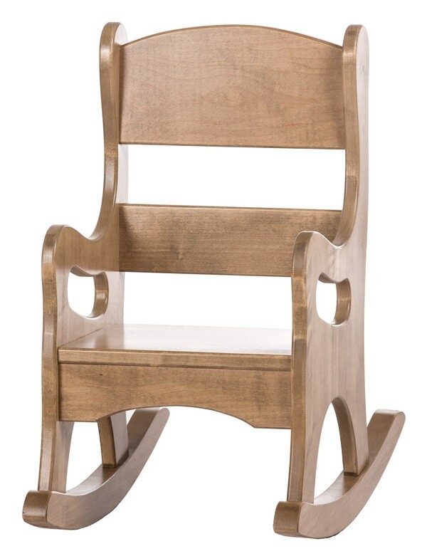 CHILDREN'S ROCKING CHAIR - Amish Handmade Wood Child Toddler Youth Rocker USA