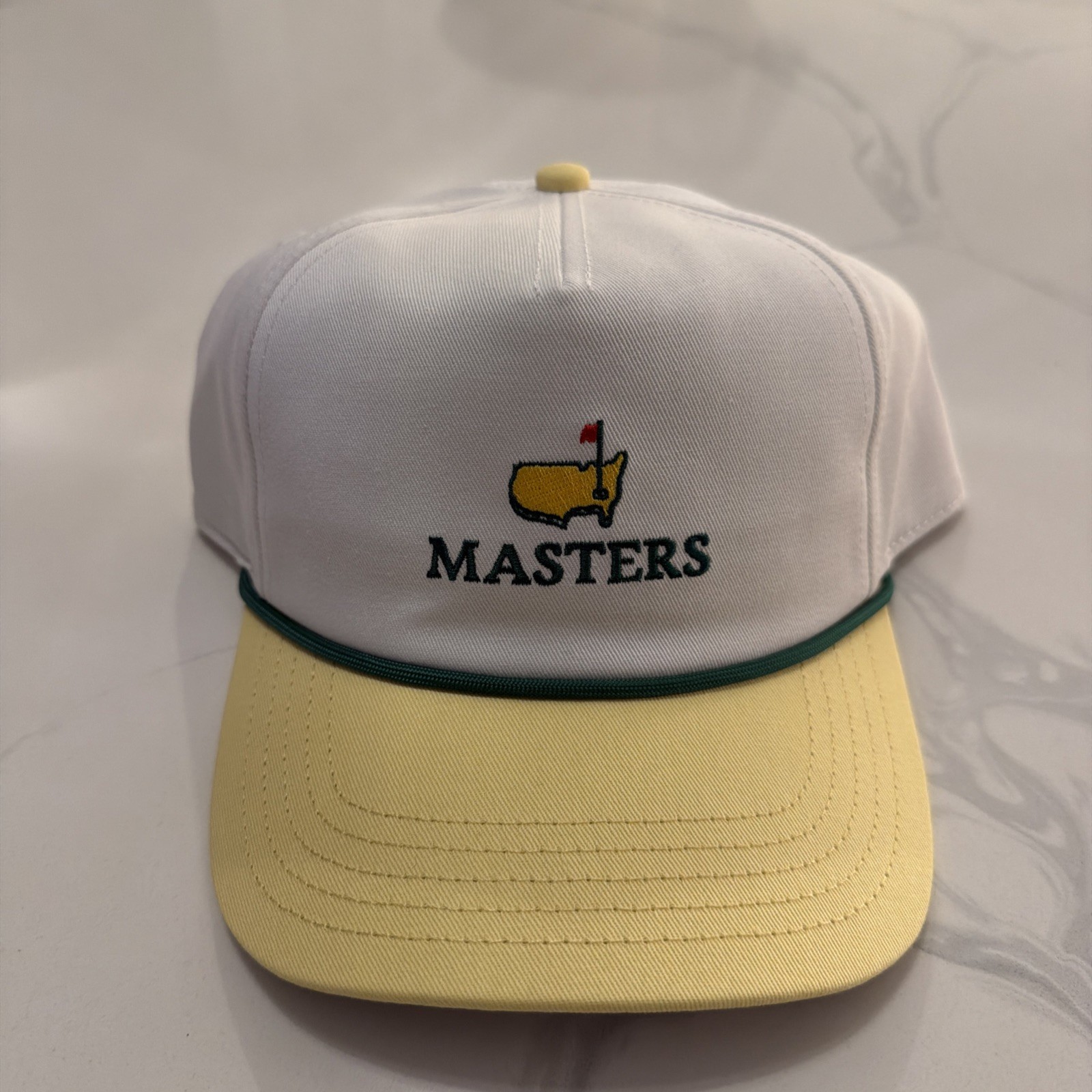 2026 Masters Golf Rope Hat Retro Vintage Snapback Green Yellow Fan-Made Hat New