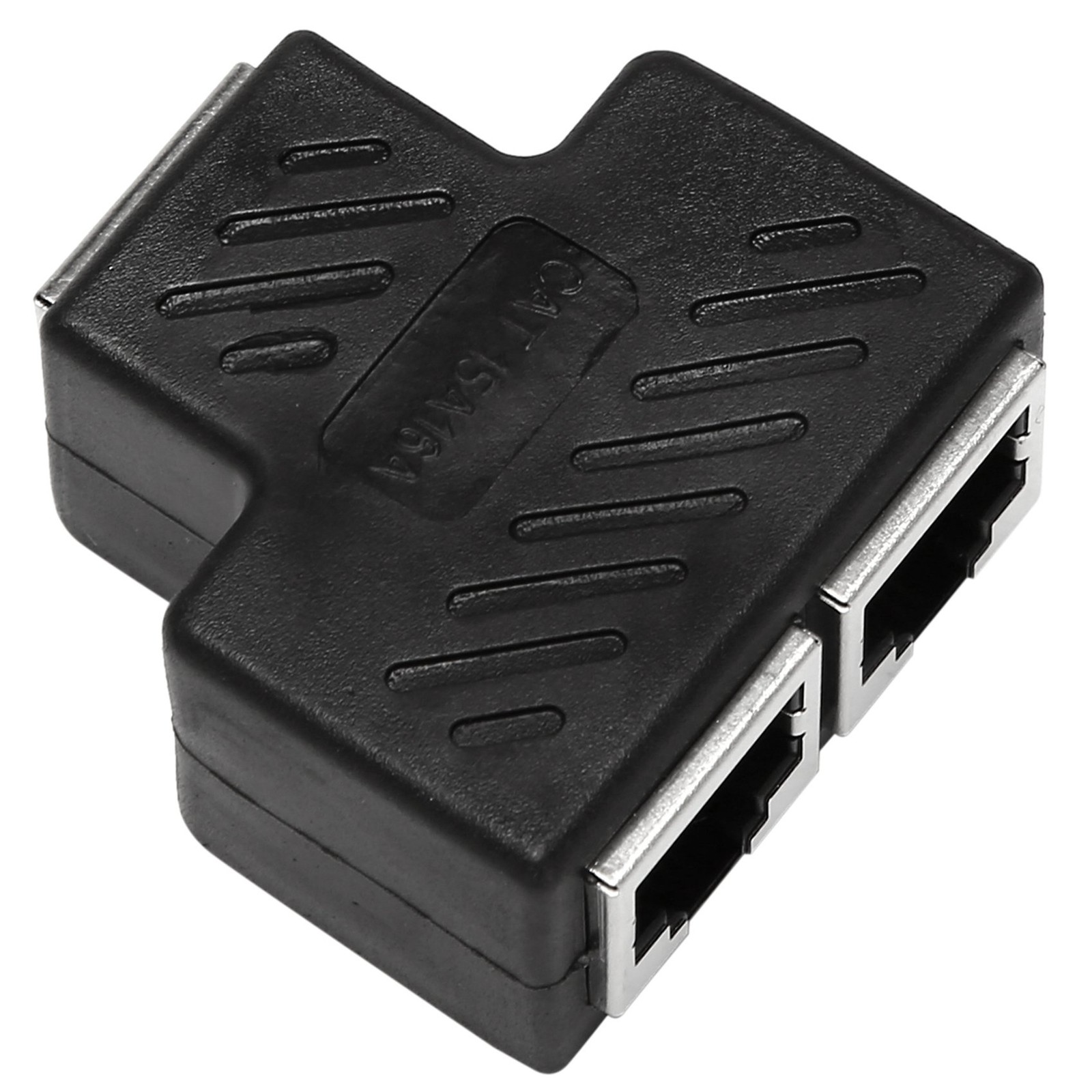 2 Port RJ45 Splitter Adapter LAN  Ethernet Extender Connector Plug Lot 1pcs Y7E3