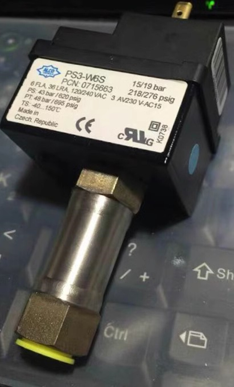 1pcs NEW ALCO PS3-W6S 15/19bar pressure switch controller