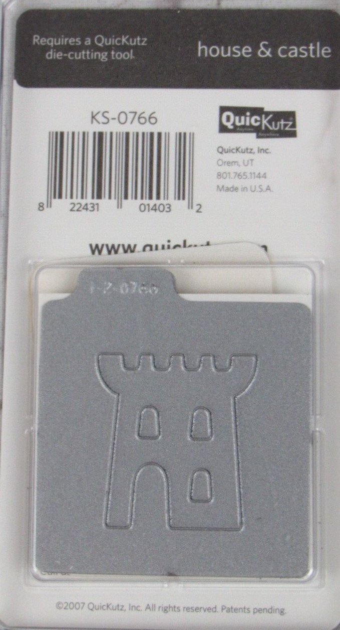 QuicKutz House & Castle 2x2, 2 Cutting Die Set KS-0766