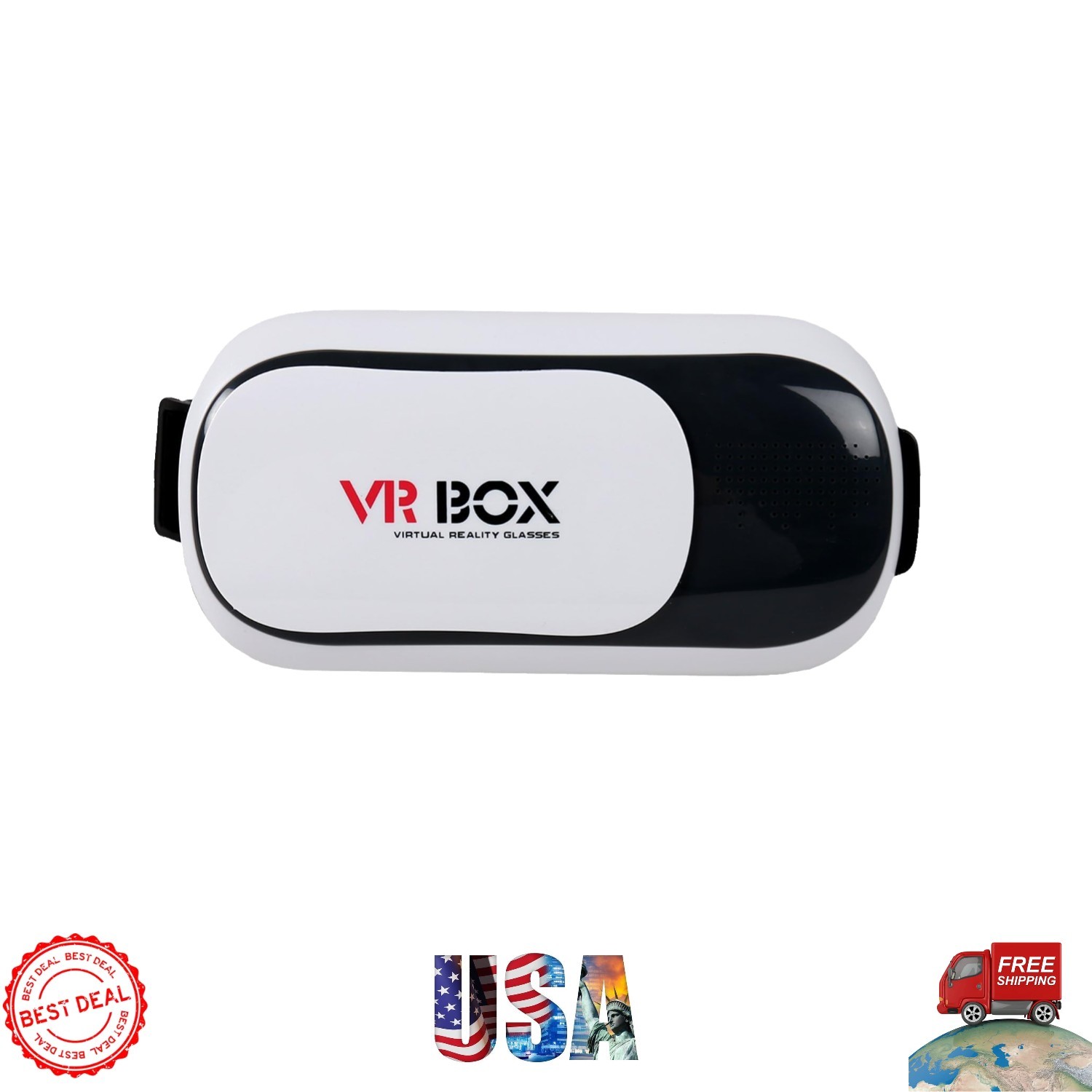 360-Degree VR Glasses - 4.5 Inches, Compatible with Most Smartphones