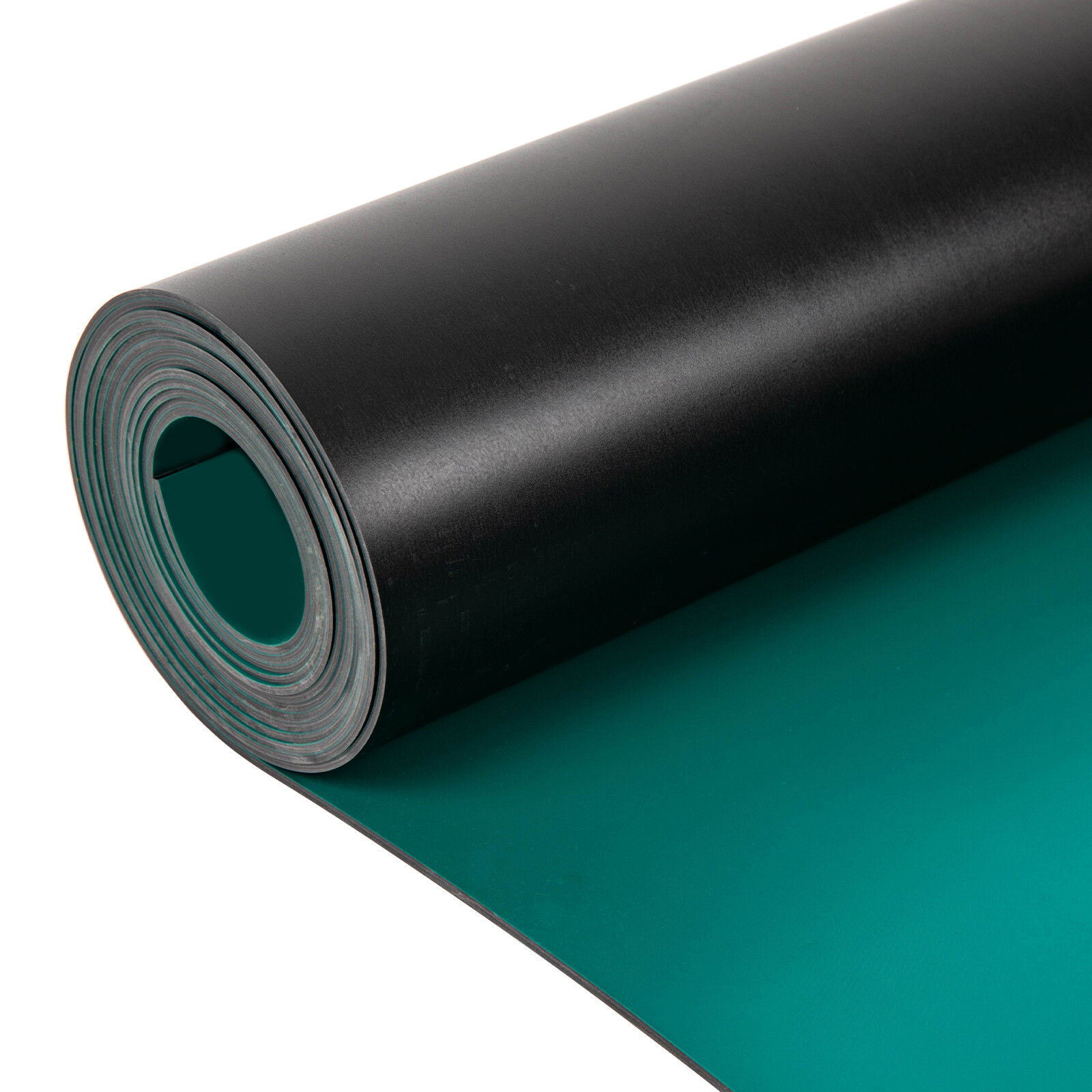 PC Building Rubber Anti Static Mat Green Grounding Roll ESD Floor Mat For Table