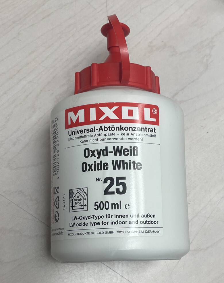Mixol 500ml Oxide White #25