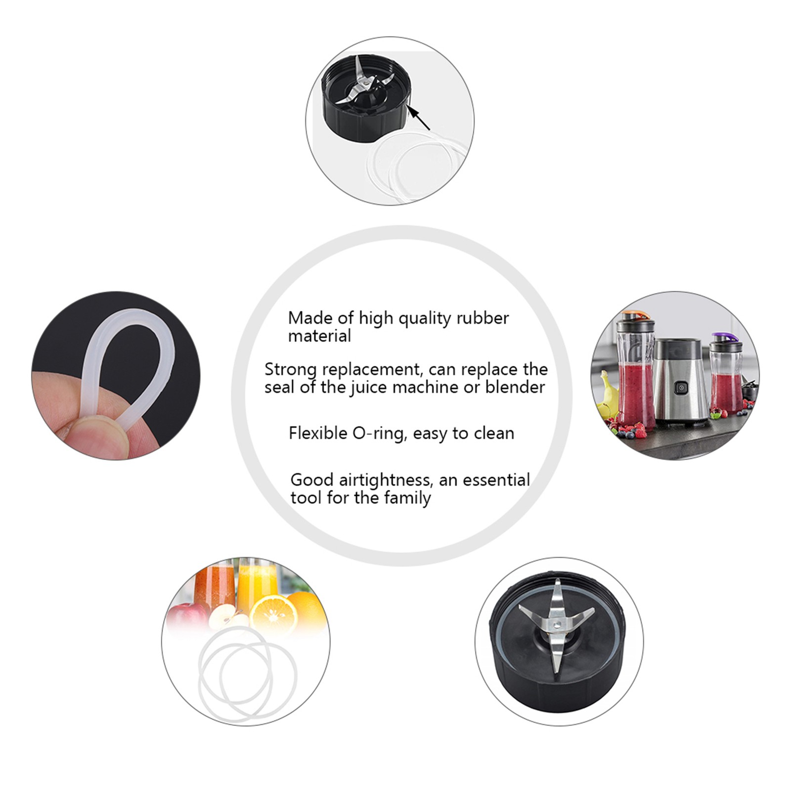 Rubber Seal Juicer Rubber For Juicer / Blender Kitchen