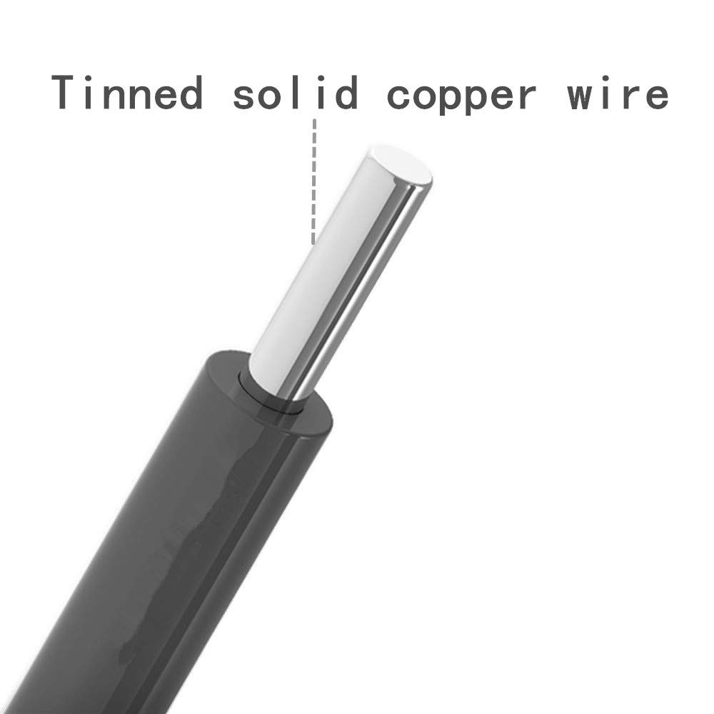 TUOFENG 24 AWG Solid Core 24 6 Colors 30 ft, 24 Wire