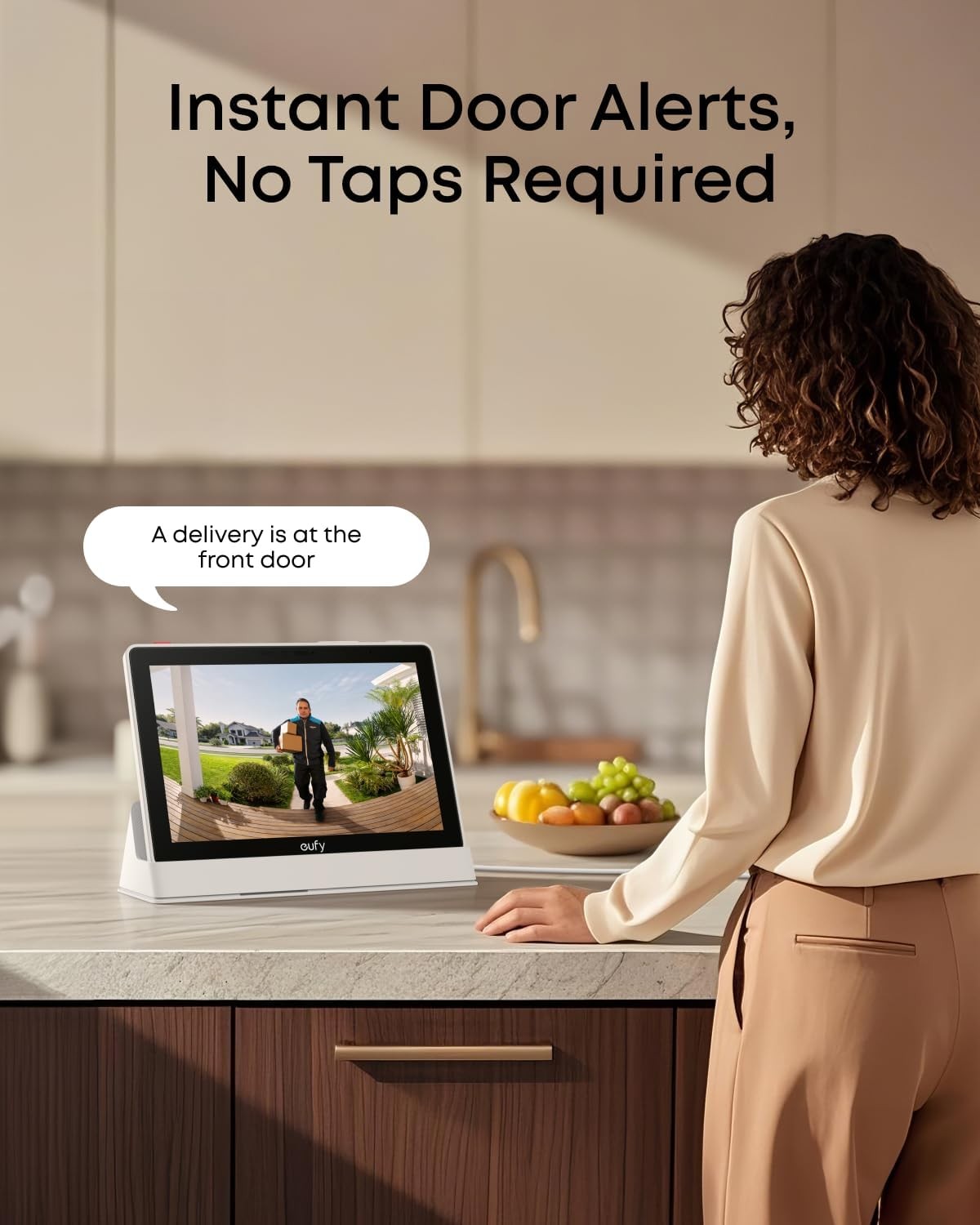eufy Security eufy Smart Display E10, Smart Home Hub, 8" Control Panel Four View