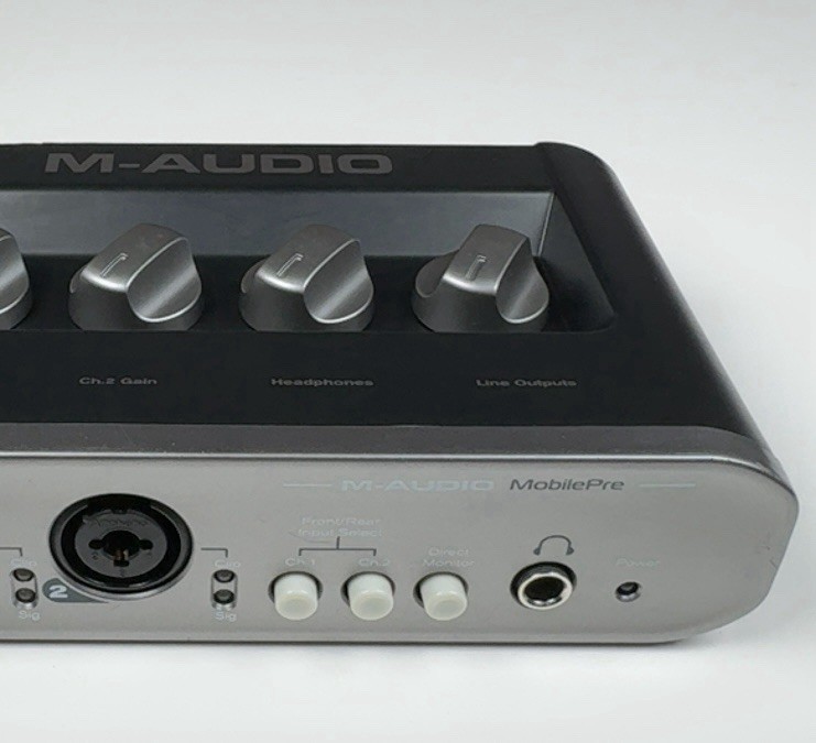 M-AUDIO MobilePre USB POWERED Audio Interface No Cords - Untested / For Parts