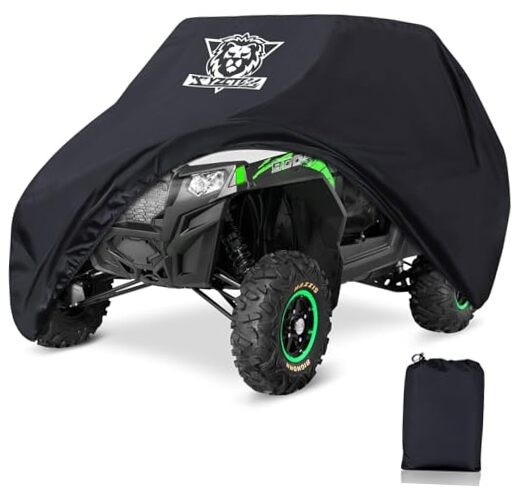 UTV Cover with Heavy Duty Black Oxford Waterproof Material, 158.10" x 62.06"