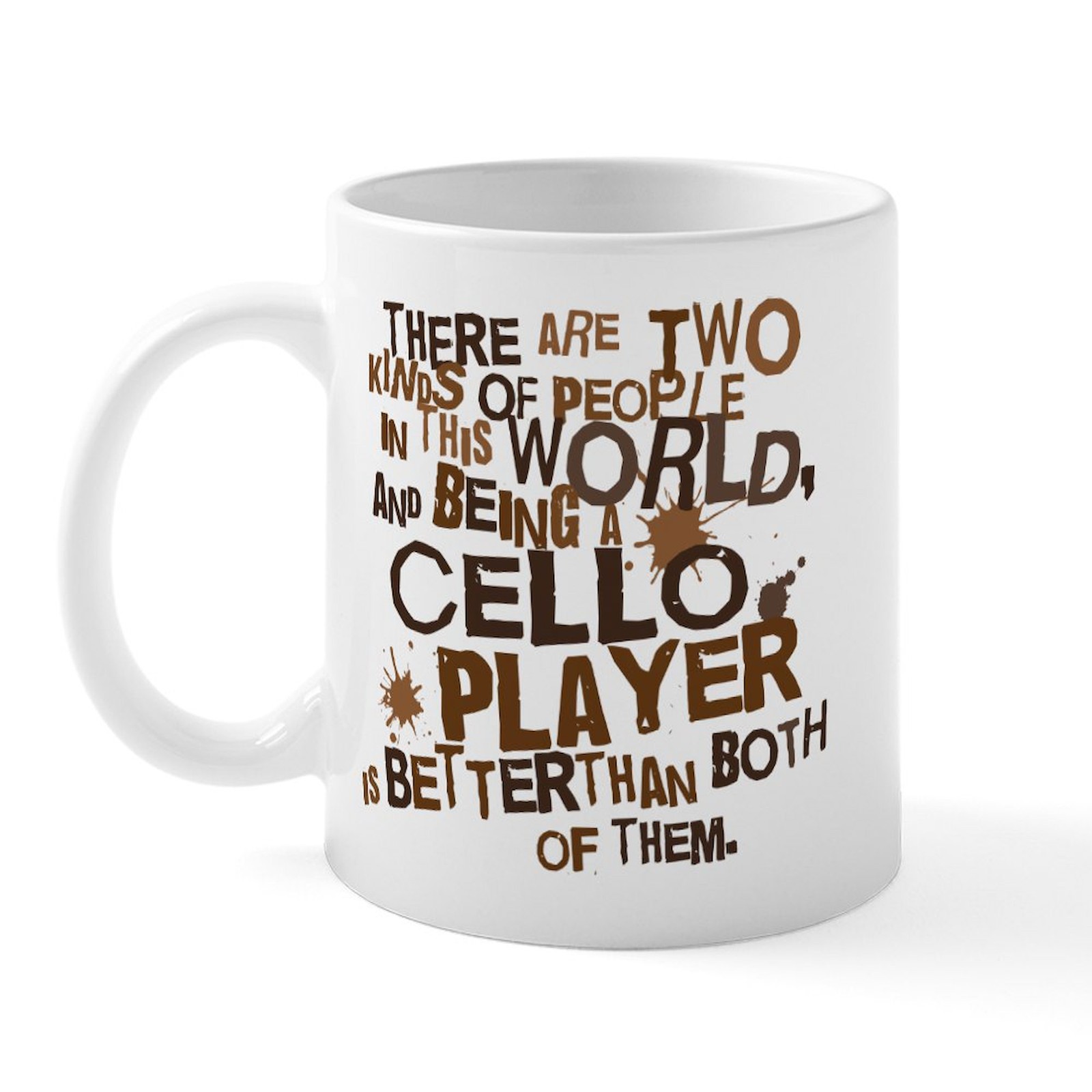 CafePress Cello Player Mug 11 oz Ceramic Mug (555407566)