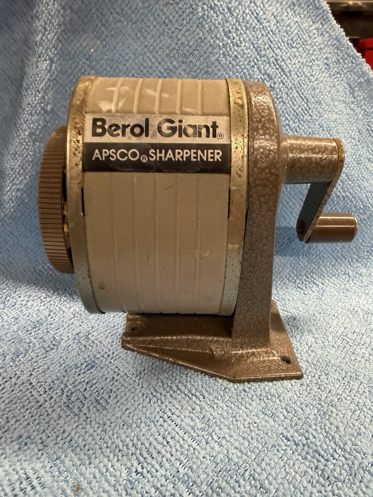Berlo Giant Apsco Vintage Pencil Sharpener