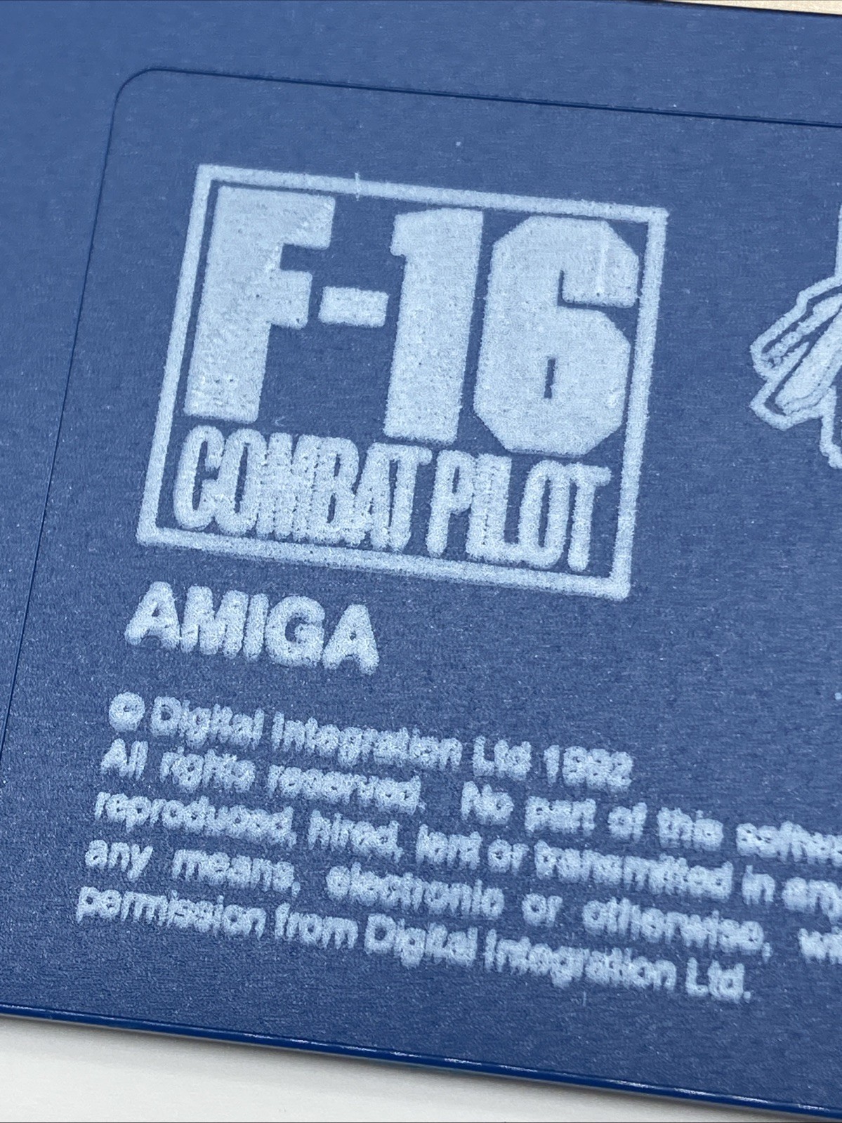 1992 F-16 Combat Pilot Amiga VTG PC Floppy Disk Untested