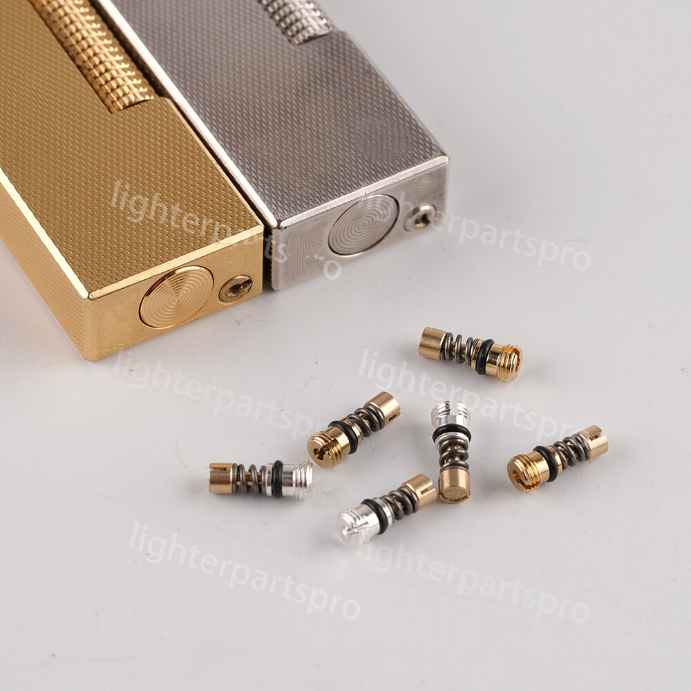 Flame Adjustment Valve Burner Plug Golden Silver for Dunhill Rollagas Lighters