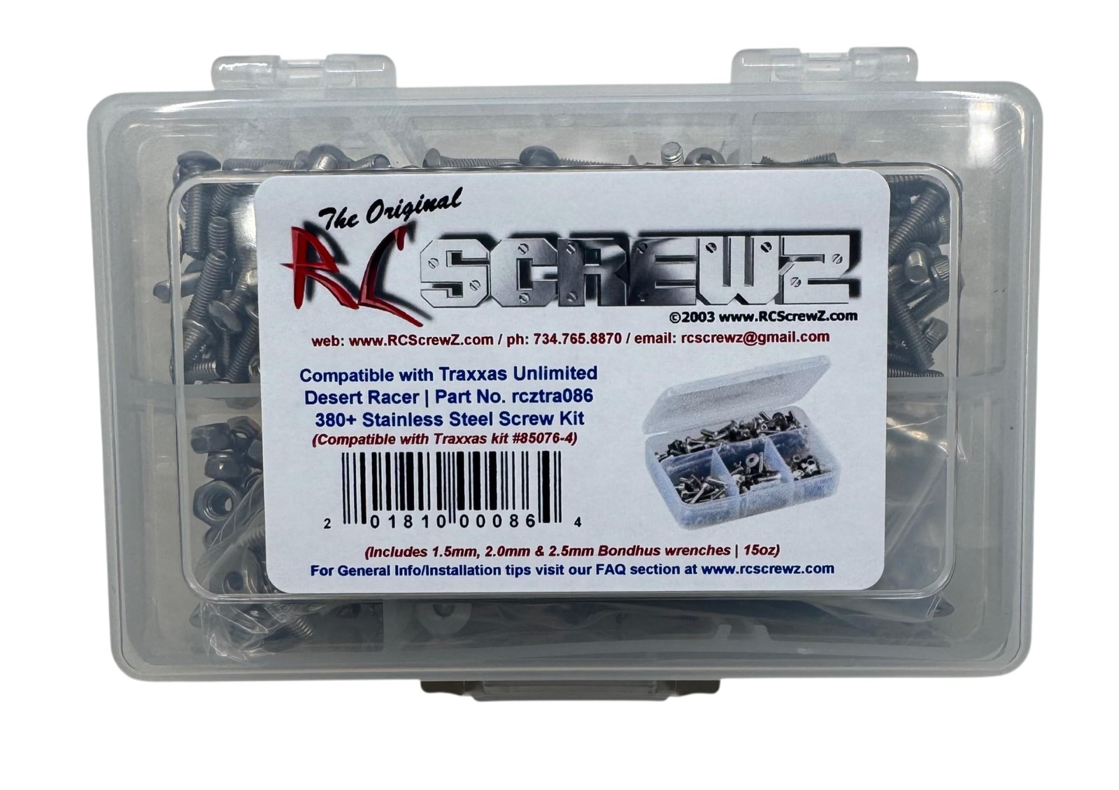 RCScrewZ Stainless Steel Screw Kit for Traxxas Unlimited Desert Racer