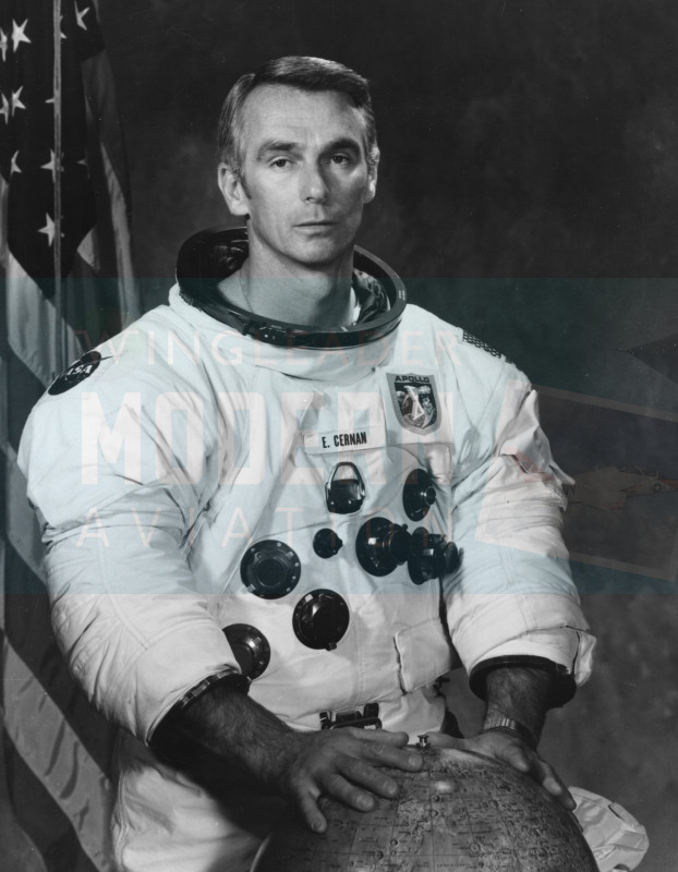 Astronaut, Eugene A Cernan  - NASA -  Original Photo 08.11.71