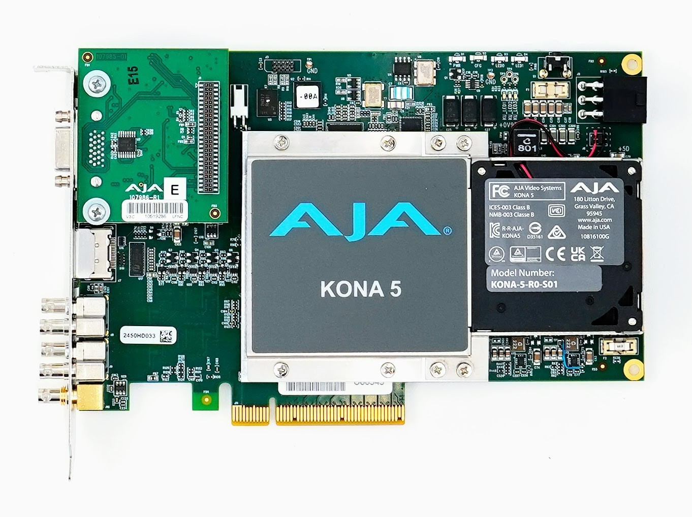 AJA KONA 5, 8K 12-Bit PCIe Capture Card, HDMI 2.0, HDR 12G-SDI I/O, Dolby Vision