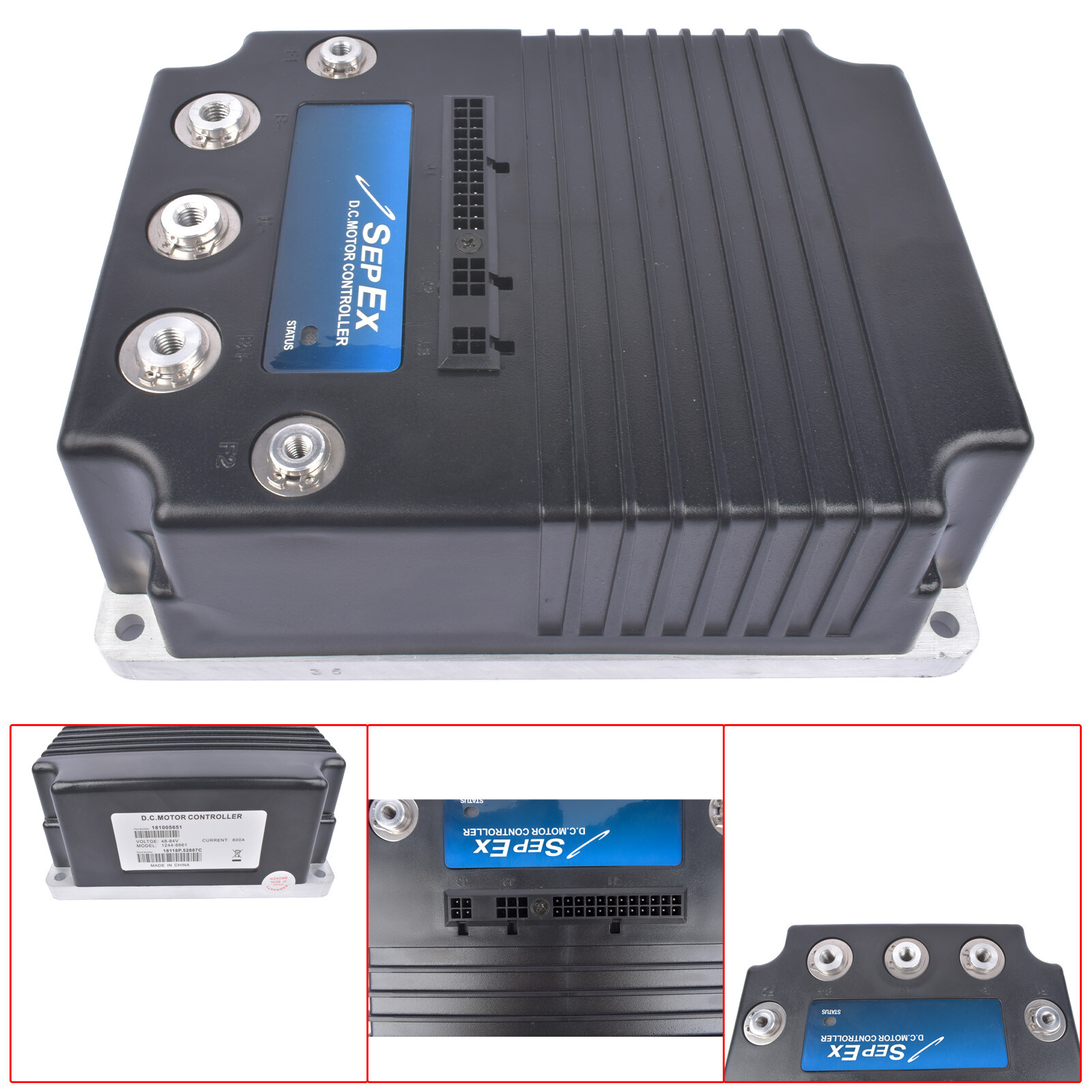 For 1244-6661 600A 72V Curtis MultiMode PMC SepEx Motor Speed Controller New