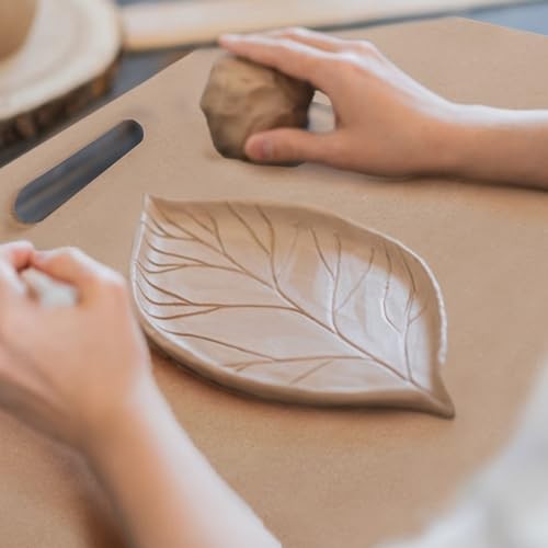12x18" Portable Clay Wedging Board with Built-In Handle - Sturdy