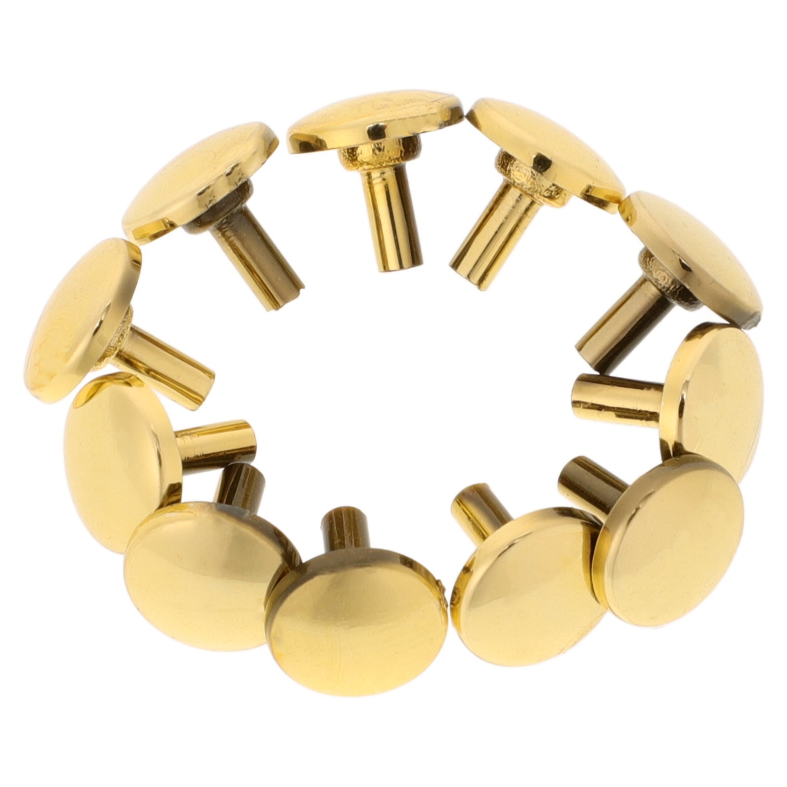 200Pcs Gold Plastic Clock Second Hand Caps Quartz Wall Clock Replacement Parts
