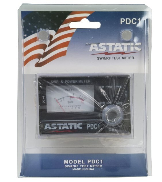 Astatic PDC1 302-01637 100 Watt Power & SWR Compact 2-function test meter NEW