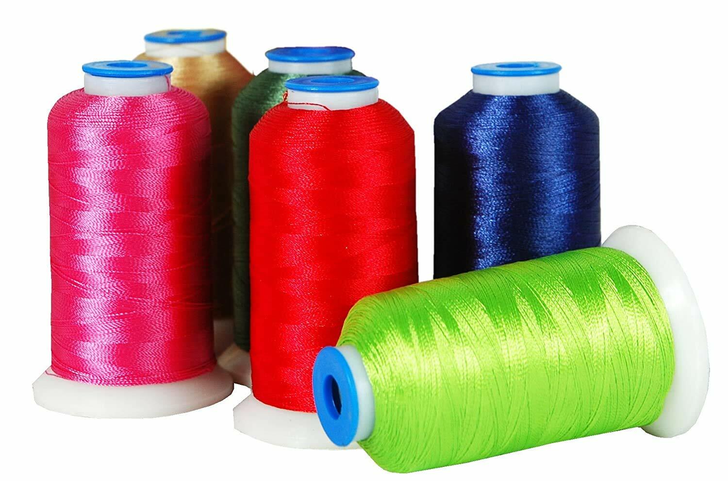 Threadart 14 Cone Blue Color Builder Polyester Thread Set - 1000m Cones