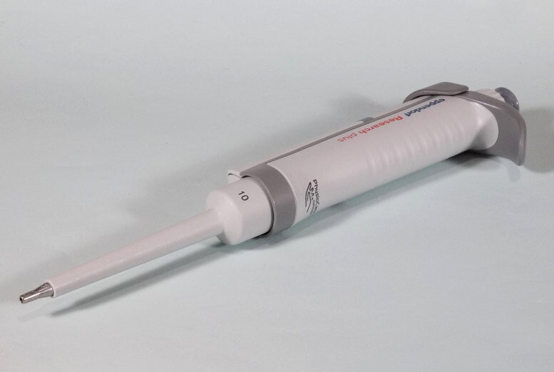 Eppendorf Research Plus 10 Pipette 0.5-10 uL Range EX+ Pipettor