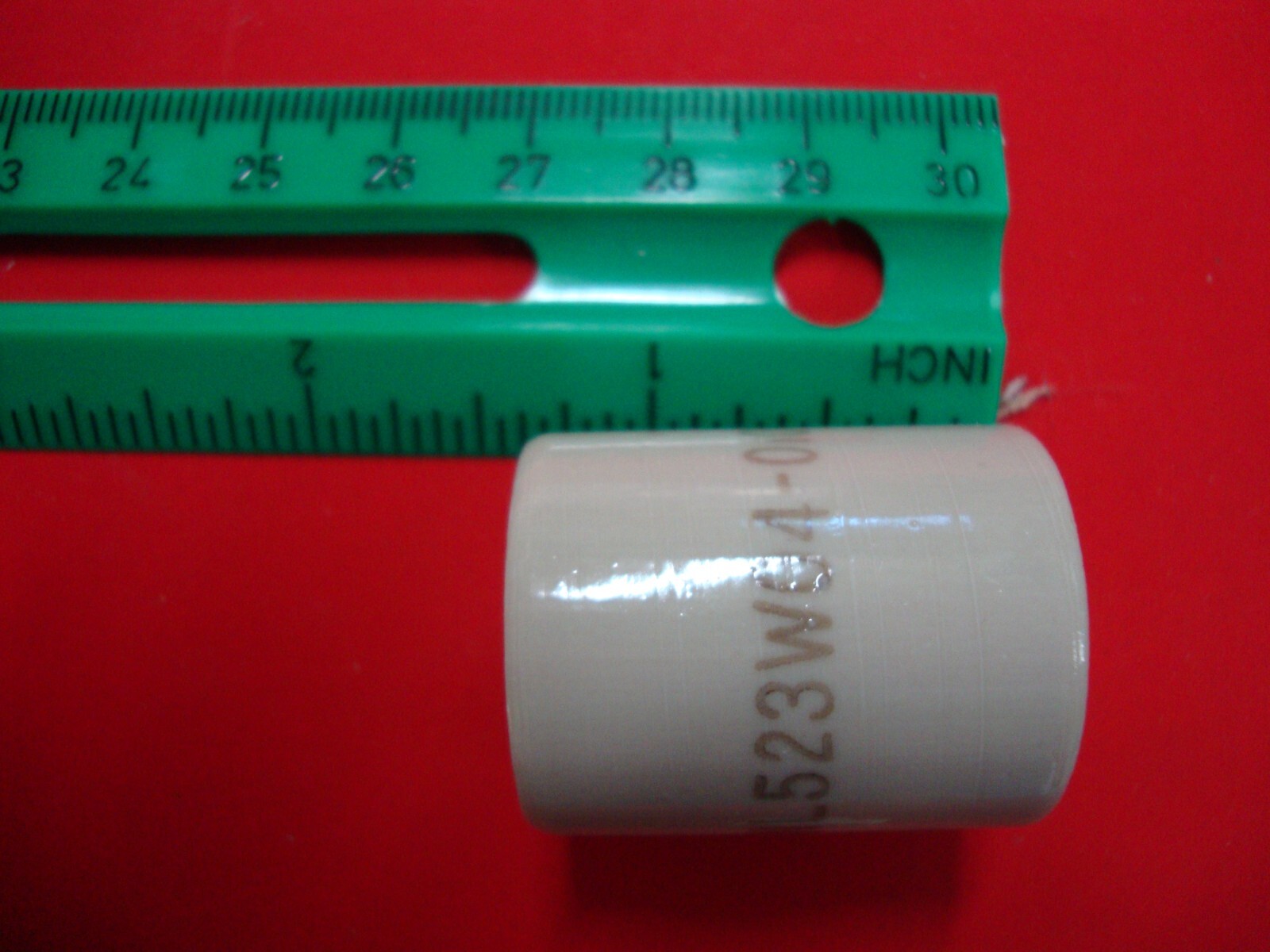 vintage ceramic standoff NL523W04-010  1-1/4"X1" 2622 Smith (Qty. 2)