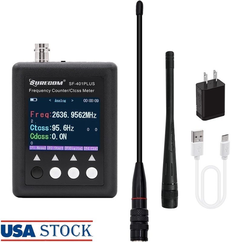 Portable Frequency Meter Walkie Talkie Signal Strength 27-3000MHz Counter New